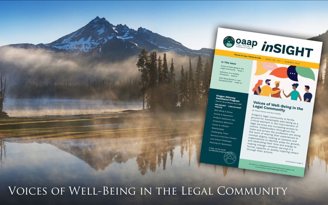 Voices of Well-Being in the Legal Community