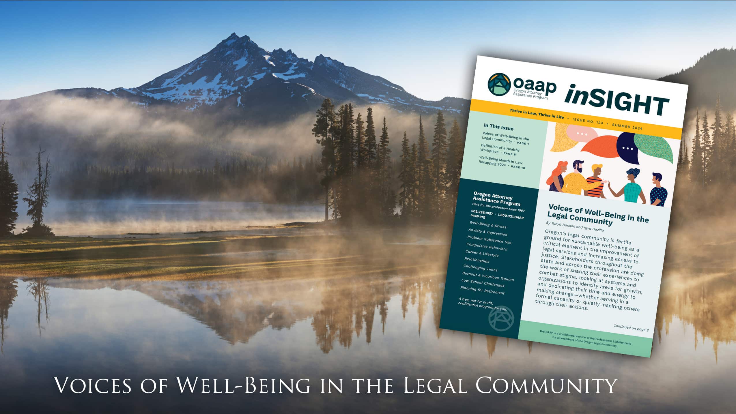 Article - Voices of Well Being in the Legal Community